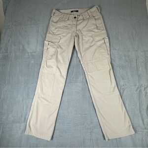5.11 Tactical Womens Cargo Pants Tan Utility Hiking Work Ripstop Outdoor Size 6